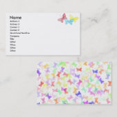 蝶 名刺 (正面/裏面)