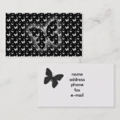 蝶 名刺 (正面/裏面)