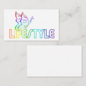 蝶 名刺 (正面/裏面)