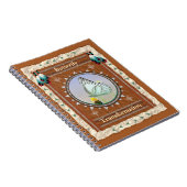 蝶-変形のノート80のページ ノートブック (右側)