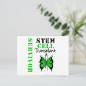 蝶 – 幹細胞移植サバイバー ポストカード (スタンド正面)