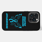 蝶/戦士...グレイブス iPhoneケース (裏面横)