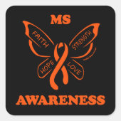 蝶/戦士…MS スクエアシール (正面)