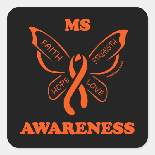 蝶/戦士…MS スクエアシール (正面)