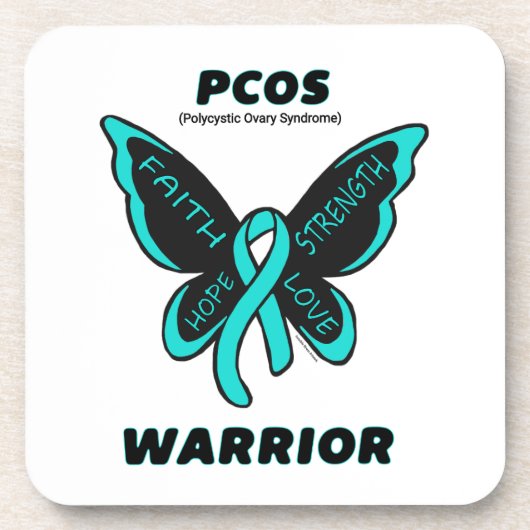 蝶/戦士…PCOS コースター (正面)
