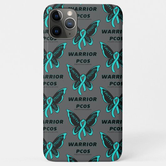 蝶/戦士…PCOS Case-Mate iPhoneケース (裏面)