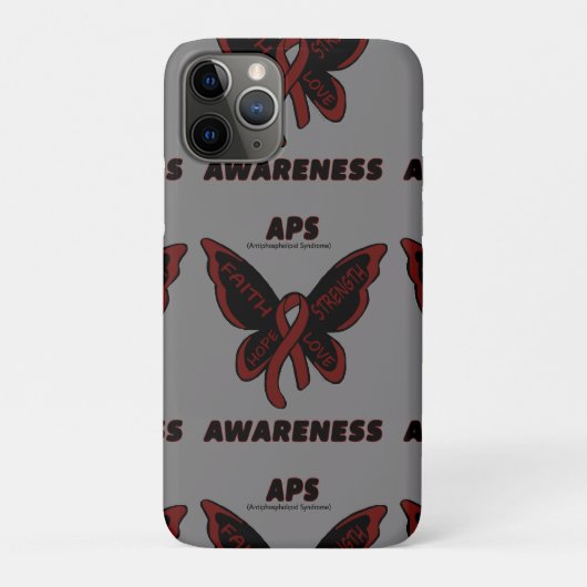 蝶/抗リン脂質抗体症候群...APS Case-Mate iPhoneケース (裏)