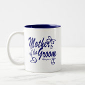 蝶/新郎の母 ツートーンマグカップ (左)