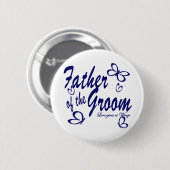 蝶/新郎の父 缶バッジ (正面&裏面)