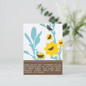 蝶 – 日付カードの保存 案内ポストカード (スタンド正面)