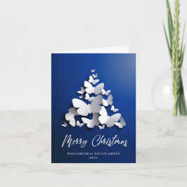 蝶（昆虫）オオカバマダラ、モナーククリスマスグリーティ企業のング シーズンカード