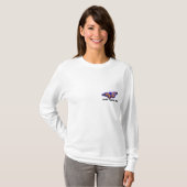 蝶(昆虫)オオカバマダラ、モナークデザイン Tシャツ (正面フル)