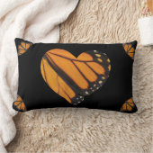 蝶（昆虫）オオカバマダラ、モナーク撮影写真 ランバークッション (ブランケット)