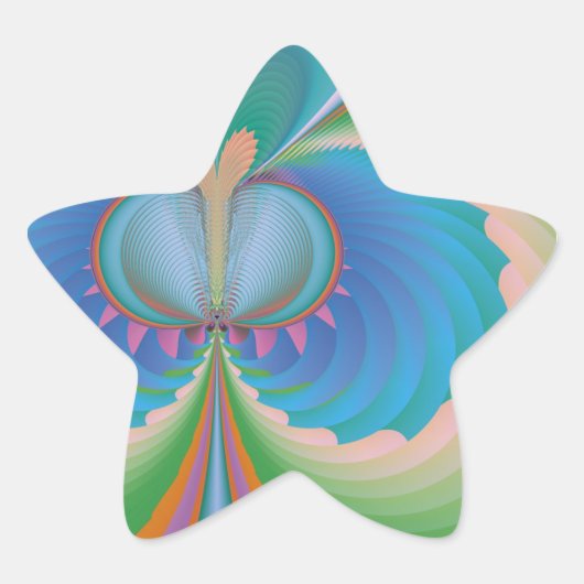 蝶 星シール (正面)