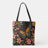 蝶 桜 月 トートバッグ (裏面)