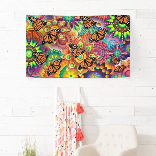 蝶 横断幕 (インサイチュ)