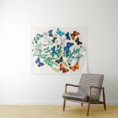 蝶、毛虫William Forsell Kirby タペストリー (インサイチュ(横))