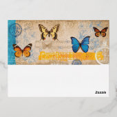 蝶 箔シーズンポストカード (裏面)