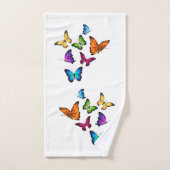"蝶"素晴らしいバスタオオルセット バスタオルセット (ハンドタオル)