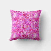 蝶，紫，ラベンダー，ピンク クッション (裏面)