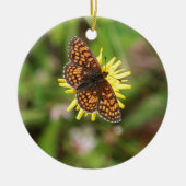 蝶 – 美しい！ セラミックオーナメント (正面)