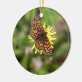 蝶 – 美しい！ セラミックオーナメント (左)