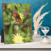 蝶 – 美しい！ フォトプラーク (側面)