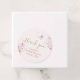 蝶 花のギフトタグ フェイバータグ