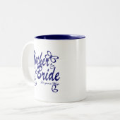 蝶/花嫁の母 ツートーンマグカップ (正面左)