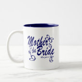 蝶/花嫁の母 ツートーンマグカップ (左)