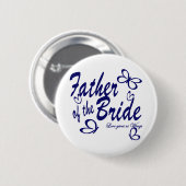 蝶/花嫁の父 缶バッジ (正面&裏面)