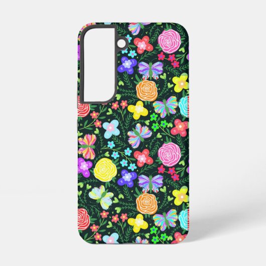 蝶 花 虹 SAMSUNG GALAXYケース (裏面)