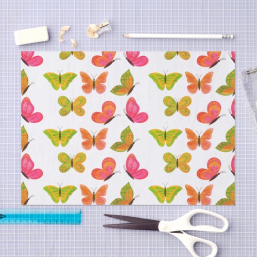 蝶 薄葉紙 (クラフト)