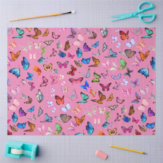 蝶 薄葉紙 (クラフト)