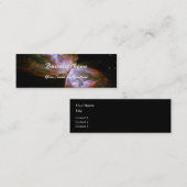 蝶/虫の星雲(ハッブルの望遠鏡) スキニー名刺 (正面/裏面)