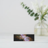 蝶/虫の星雲(ハッブルの望遠鏡) スキニー名刺 (スタンド正面)