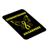 蝶/認識度...子宮内膜症マグネット マグネット (右側)