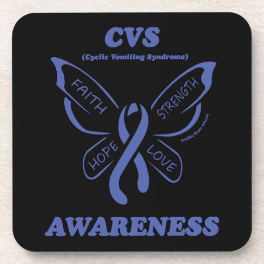 蝶/認識度...CVS コースター (正面)