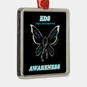 蝶/認識度...EDS金属オーナメント メタルオーナメント (右)