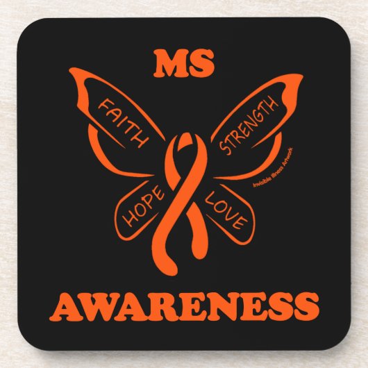 蝶/認識度...MS コースター (正面)