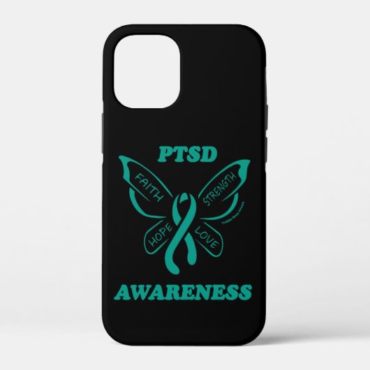 蝶/認識度...PTSD Case-Mate iPhoneケース (裏面)