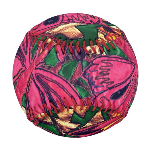 蝶 野球ボール (裏面)