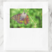 蝶 長方形シール (バッグ)