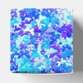 蝶，青，ターコイズ，ラベンダー フェイバーボックス (上部)