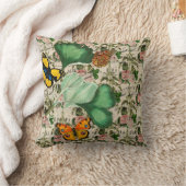 蝶・音楽・葉 クッション (ブランケット)