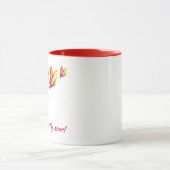 蝶:飛ぶなよ、ソーア!やる気を起こさせる マグカップ (中央)