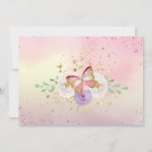 蝶　１位　２位　３位　４位　５位　６位　写真　誕生日 招待状 (裏面)