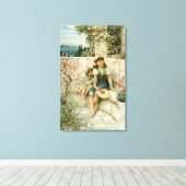 蝶， 1910 Pears Annualから キャンバスプリント (インサイチュ (ウッドフロア))