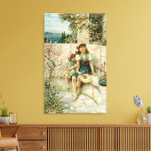 蝶， 1910 Pears Annualから キャンバスプリント (インサイチュ (リビング))