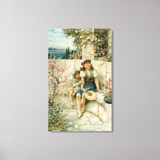 蝶， 1910 Pears Annualから キャンバスプリント (正面)